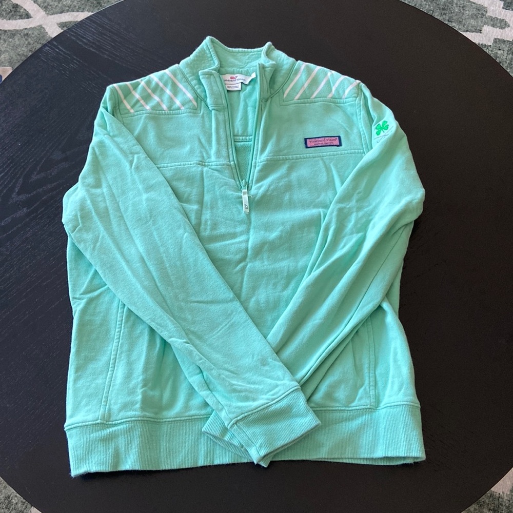 Vineyard Vines Seafoam Green Pullover